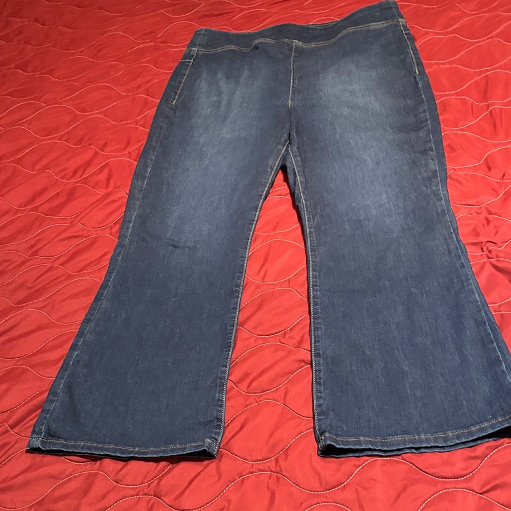 We The Free Dark Blue Flare Jeans